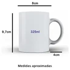 Caneca xicara porcelana Branca ideal para SUBLIMAÇÃO