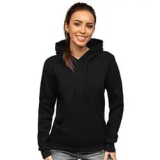 Moletom Feminino Liso Abrigo  Blusa Moleton Casaco com Capuz