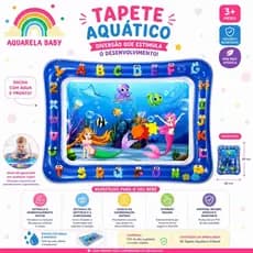 Tapete Infantil Inflável Água Sensorial  Menino e Menina