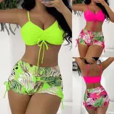 maio biquini cewek com maiô feminino impresso tubo saída de praia  moda praia feminina biquíni fita marquinha