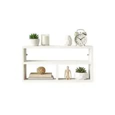 Nicho Decorativo de Parede 50x25x10cm Prateleira Moderna Sala Quarto Cozinha Banheiro