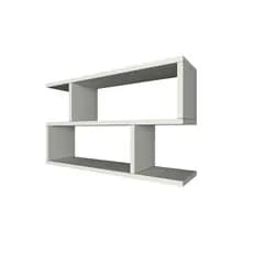 Nicho Zig Zag Pequeno Branco ou Preto MDF Estiloso