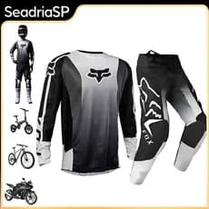 Conjunto Camisa Ciclismo Manga Longa Respirável Mtb Speed