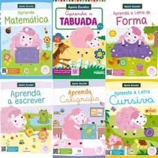 Livro - Apoio Escolar - Aprenda a Tabuada/Caligrafia/Matemática - Capa comum - Ciranda Cultural
