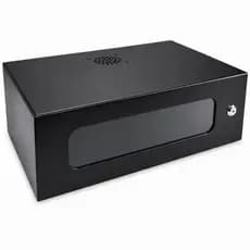 Mini Rack Padrão 19 3U x 350mm Visor Acrílico Indicado para CFTV DVR Intelbras/Hikvision Telecom Informatica TI Cameras