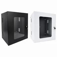 Rack 12U 400mm Padrão 19'' Preto Econômico Para DVR CFTV Intelbras
