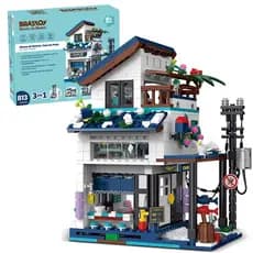 Blocos de construção Glowing Beach House - Para maiores de 6 anos BRASTOY