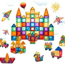 Blocos de Montar Magnéticos Construção Brinquedo Infantil