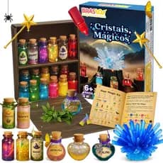 Brinquedos de Laboratório De Química Infantil  Brastoy - Cristais Mágicos E Poções