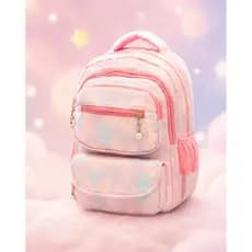 Mochila Infantil Feminina Escolar Grande 39cm Leve Impermeável Rosa Premium