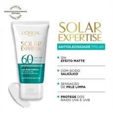 L'Oréal Solar Expertise Protetor Solar Facial FPS60 Matte Controle Oleosidade 12h 40g