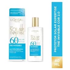 L'Oréal Paris Solar Expertise The Invisible Fluid FPS60 40g - Protetor Solar Anti-Idade com Hialurônico
