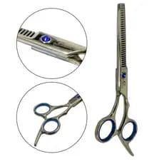 Tesoura Desbaste Profissional 6.0 Umi Aço Inox | Tesoura Dentada Cabeleireiro Barbeiro Desfiar Cabelo Salão Alta Precisã