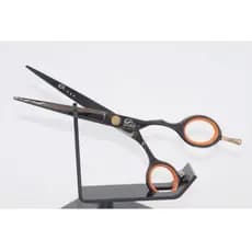 Tesoura Profissional UMI Preto Cromada Linha DY