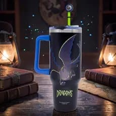 Canecão Tumbler c/Pingente 1,15Lt Fúria Da Noite