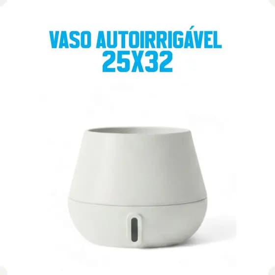 Vaso Brota Cuia M 25x32 Cor Areia Design Atemporal Decoração Jardim Sala Varanda