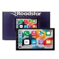 Central Multimídia Touch 7 Polegadas Android 12 Espelha Carplay Sem Fio Bluetooth USB RS-815BR PRIME