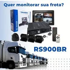 KIT 5 SISTEMAS PROFISSIONAIS DVR ROADSTAR RS-900BR MONITORAMENTO E GRAVAÇÃO PARA CAMINHÃO ONIBUS VAN