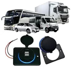 Carregador Automotivo Tomada 3.1a Slim 2 Usb Gadget Gps Tab Celular Automotivo Roadstar RS-112U3BR