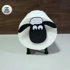Suporte Para Papel Higiênico Shaun Carneiro Ovelha Decoração Banheiro Design Divertido