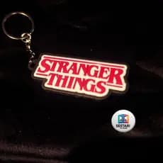Stranger Things Chaveiro Logo Eleven Dustin Demogorgon