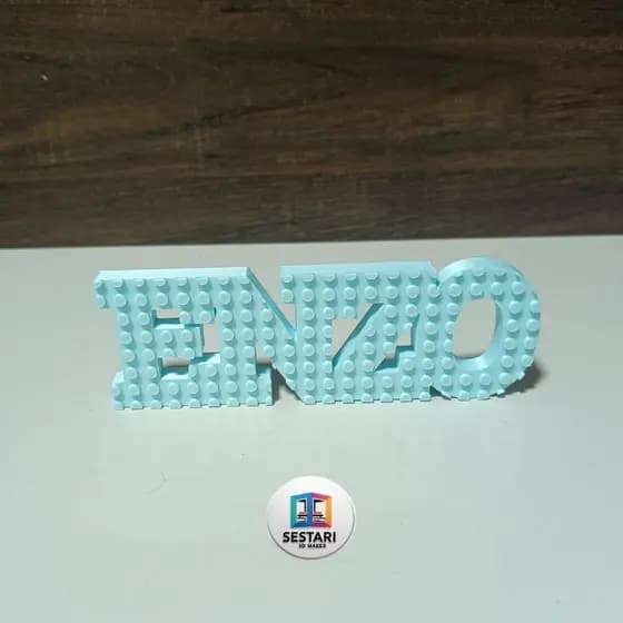 Neme Personalizado em Lego Enviado em 3 Dias ou menos,  Montar Enfeite para Quarto.