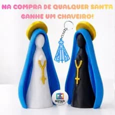 Nossa Senhora de Aparecida Nossa Senhora das Graças Santo Decoração em 3D