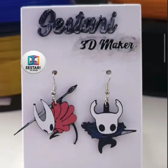 Brinco Hollow Knight – Hornet ou Cavaleiro | Geek & Gamer 🎮✨