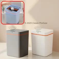 Lixeira Sensor Inteligente Automática 12l Recarregável Usb Cores Sortidas