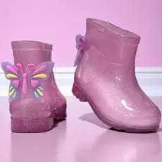 Galocha Infantil Feminina Bota de Menina Feminina Leve Antiderrapante