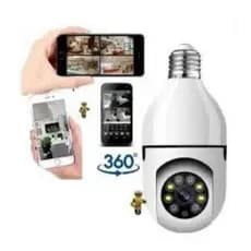 Câmera ip lâmpada 1080p hd panorâmica sem fio de segurança em casa wi fi cctv App Dafu