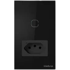 Tomada com Interruptor Inteligente Wi-fi ETS 2001 Preto Intelbras