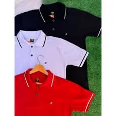 Camiseta Masculina Adulto Algodão Gola Polo Masculino P, M, G e GG 100% Algodão Basica