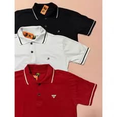 KIT de 3 e 2 Polo Algodão Basica Camiseta Masculina Para Homem 100% Algodão Premium Lisa