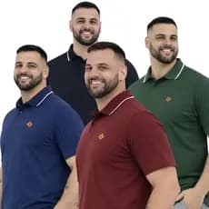 Kit 4 Camiseta Masculina G1 G2 G3 Extra Grande Basica 100% Algodão