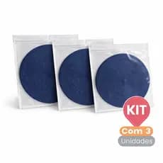 Kit 3 Envelope Organizador Para Souplast 45x45 Com Zíper Transparente
