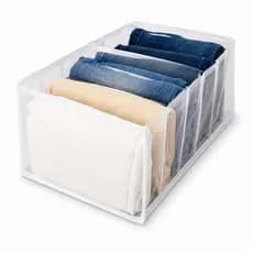 Colmeia Organizadora Calça Jeans 6 Nichos Clean Closet Guarda Roupa Organizador 20x25x40