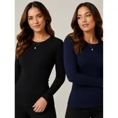 Blusa Segunda Pele Manga Longa Feminina Ribana Básica Lisa Confortável Justa Slim Base Look Academia