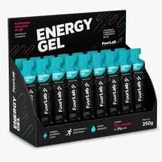 Carbogel sache grande rapida absorção energia Energy Gel Fourlab vários sabores cx 10 saches grandes