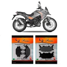 Kit Pastilha Dianteira + Traseira Dafra NH190 2019 2020 2021 2022 2023 2024