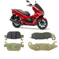 Kit Pastilha Dianteira + Traseira Honda PCX 150 2018 2019 2020 2021 2022 2023 2024 APENAS FREIO ABS