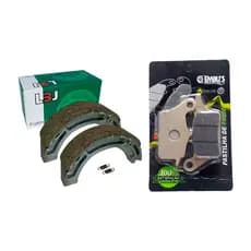 Kit Pastilha Dianteira + Lona Traseira Yamaha Neo 125 2016 2017 2018 2019 2020 2021 2022 2023 2024