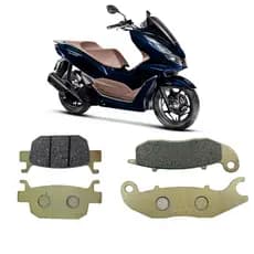 Kit Pastilha Dianteira + Traseira Honda PCX 160 2023 2024 2025 APENAS FREIO ABS