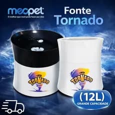 Bebedouro Automatico Grande Purificador Fonte Tornado Cão e Gato 12L