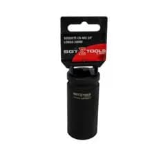 Soquete Cr-Mo Longo 3/4" 24mm Alta Resistência | Sigma Tools