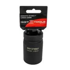 Soquete Cr-Mo Longo 1" 33mm Máxima Durabilidade | Sigma Tools