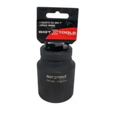 Soquete Cr-Mo Longo 1" 46mm Alta Resistência | Sigma Tools