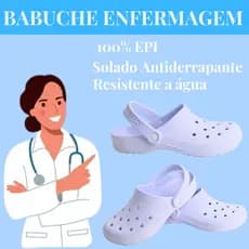 Chinelo Enfermagem Babuche Feminino  Lisa 33 Ao 44 Super Macia Confortável