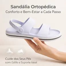 Sandália Ortopédica Anatômica com Solado Antiderrapante – Conforto Prolongado