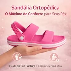 Sandália Ortopédica Leve e Confortável – Design Sofisticado e Funcional